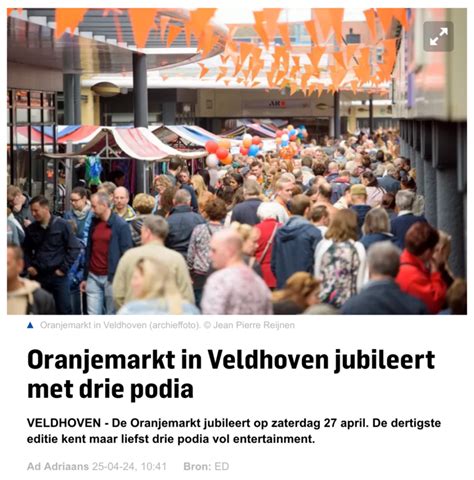 Time to Oranjemarkt 2025: 